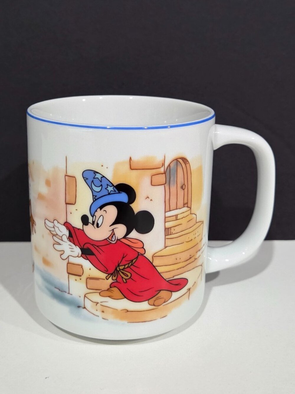 Vintage Disney Fantasia Mickey Mouse Coffee Tea Mug